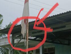 Gawat…!!! Bendera Di Puskesmas Bandar Masilam Sobek Terpasang,Bupati Dan Kadis Diminta Tindak Tegas..!!