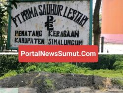 Pengelolaan Limbah Milik PT.Prima Sauhur Lestari Di Nagori Pematang Kerasaan  Dipertanyakan,Dinas Lingkungan Hidup Prov.Sumut  Diminta Lakukan Audit