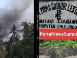 Asap Hitam Milik PT.Prima Sauhur Lestari Diduga Cemari Lingkungan Sekitar,Dinas Lingkungan Hidup Diminta Tindak Tegas ..!!!
