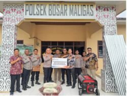PT KINRA Salurkan CSR untuk Polsek Bosar Maligas dan Bangun 20 LJPU Tenaga Surya 